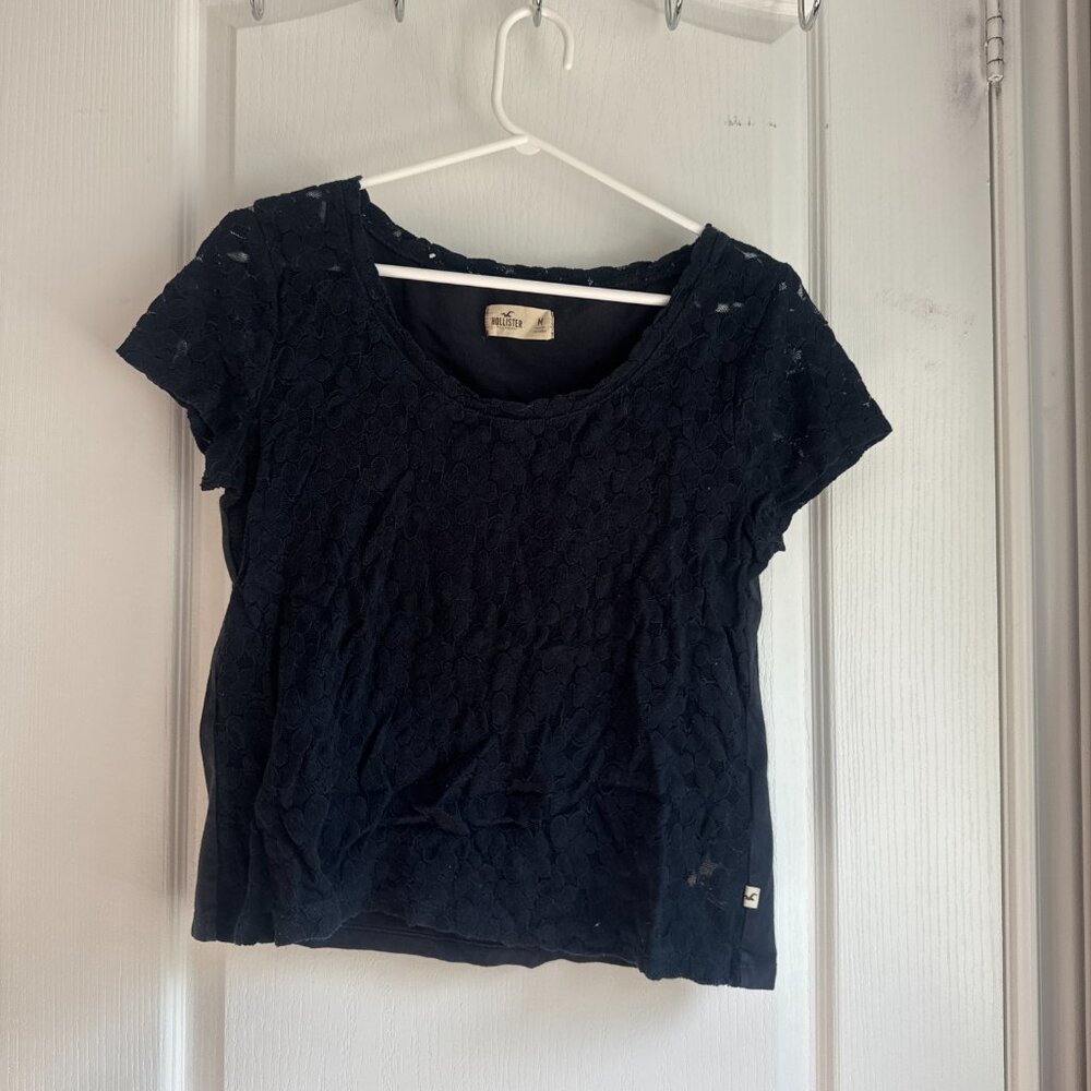 Hollister lace tshirt